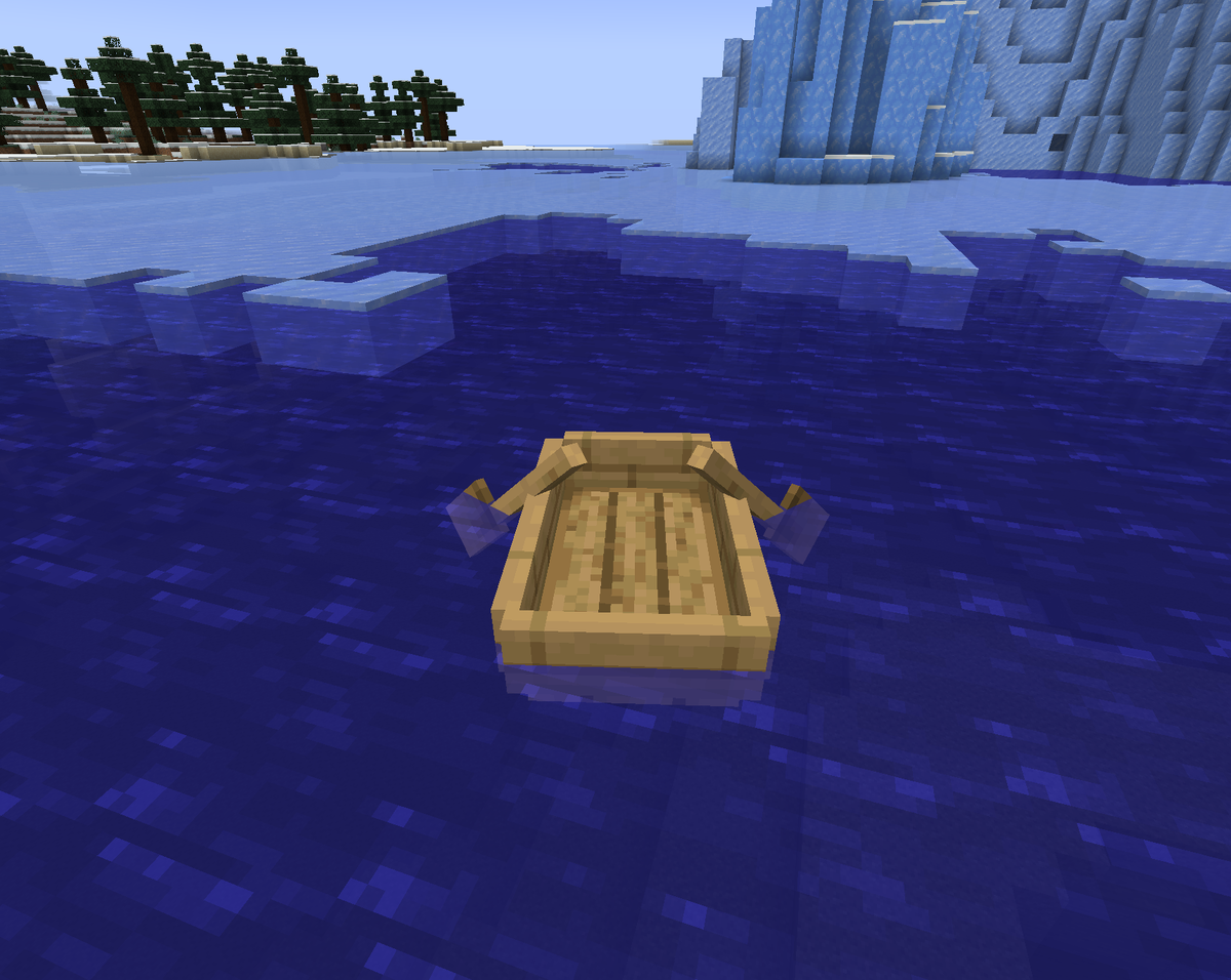 Как выглядит лодка в Майнкрафте