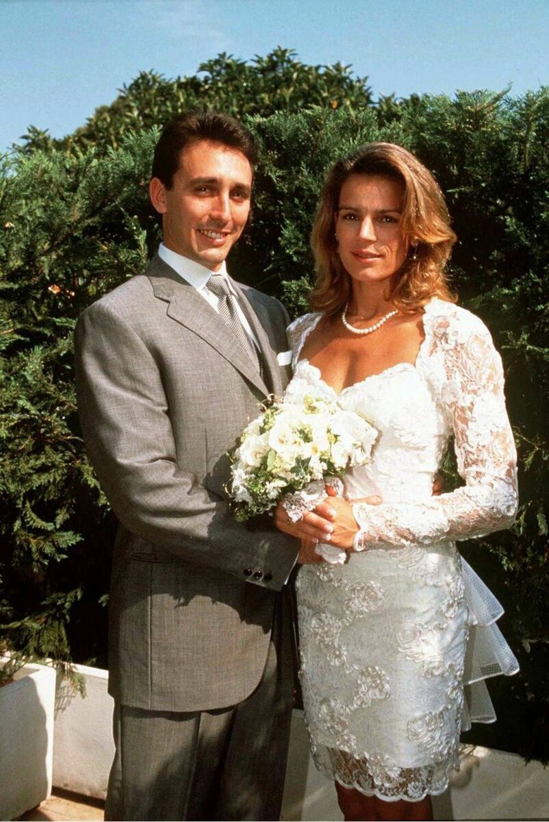 Принцесса Стефания со своим мужем Даниэлем Дюкрюэ