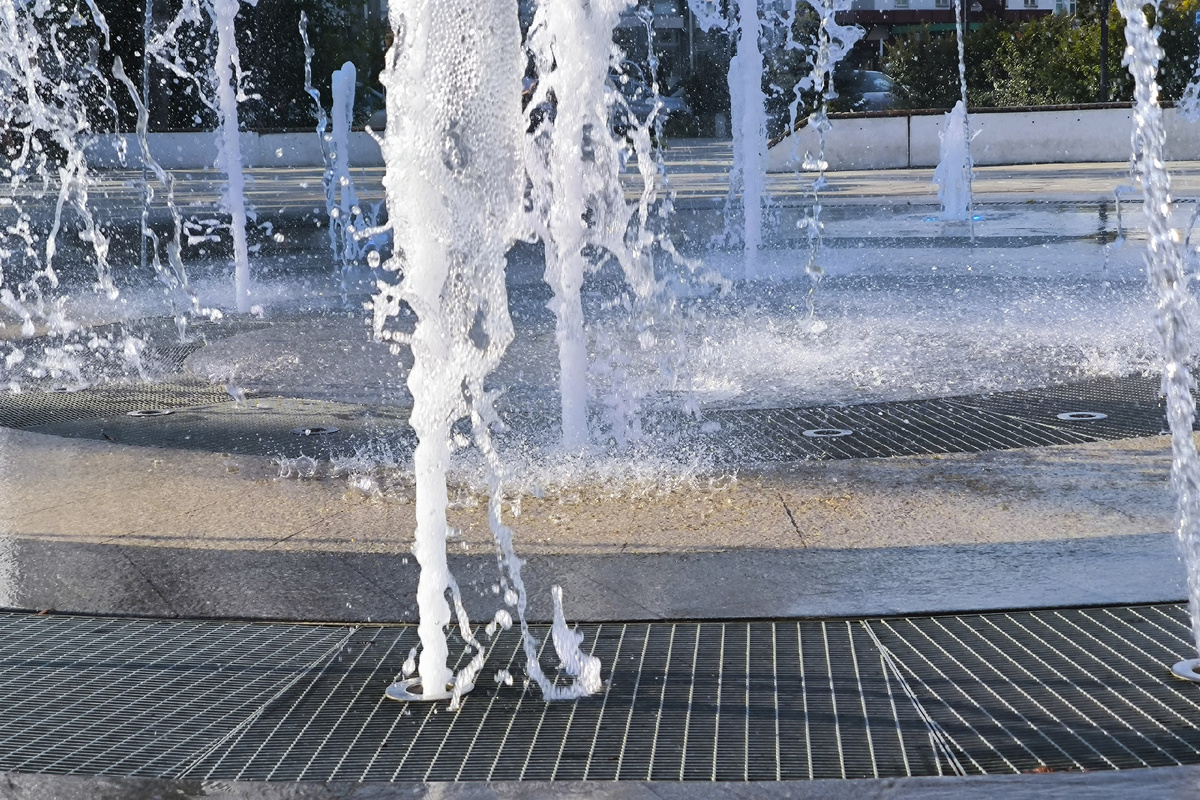 Прессованный настил в обустройстве фонтанов