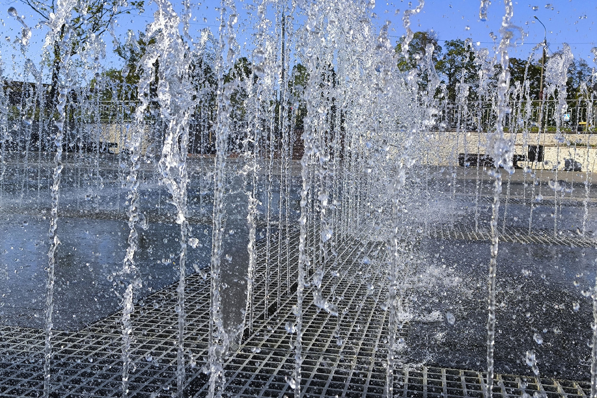 Композитный настил для фонтанов