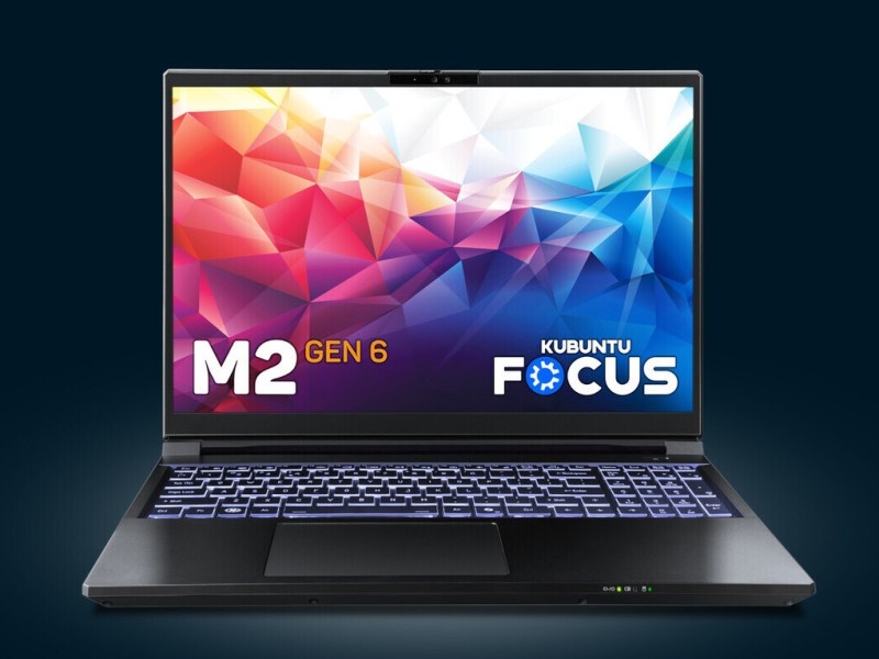    Новый Linux-ноутбук Kubuntu Focus M2 получил видеокарту RTX 5070 Ti