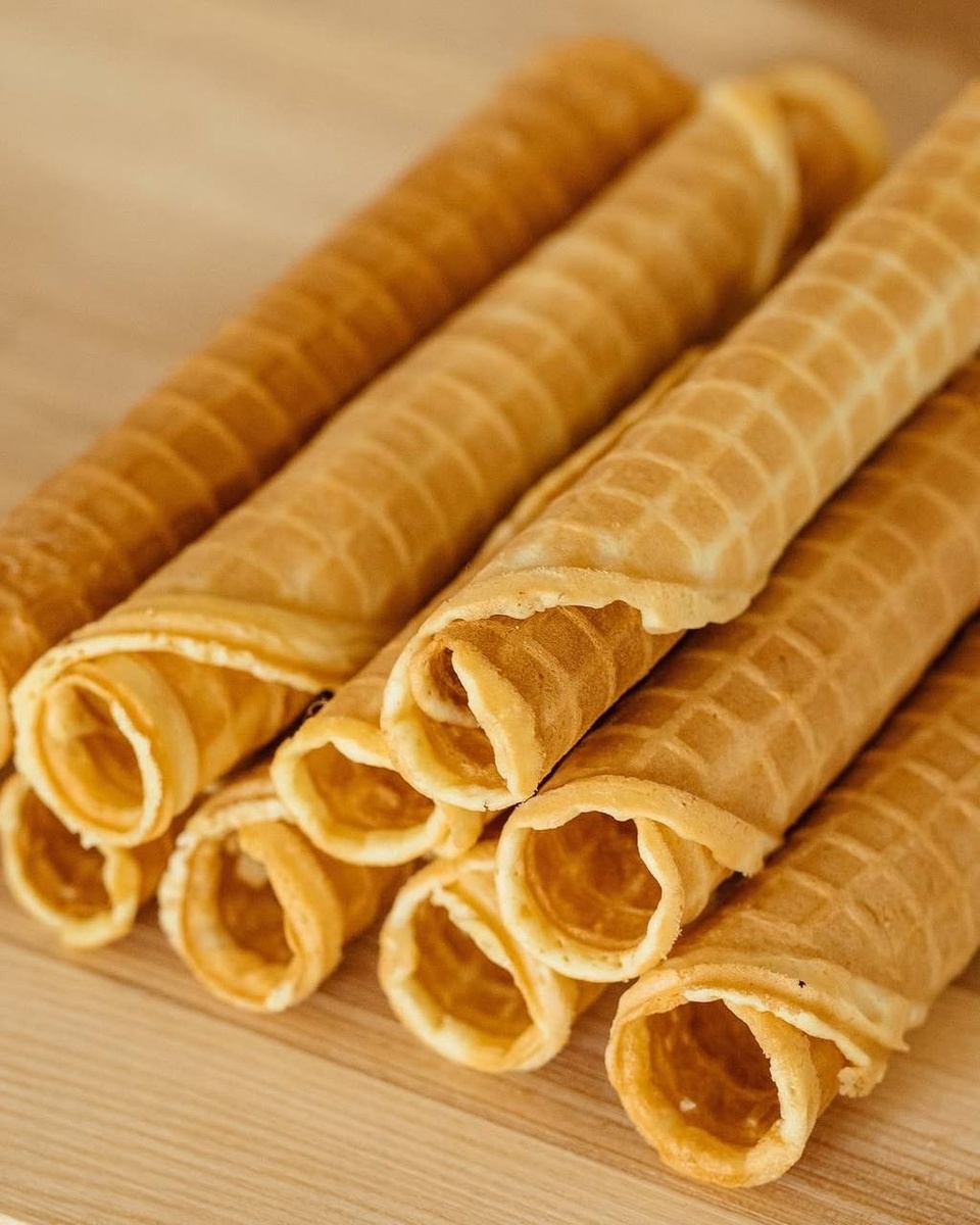 Готовые вафельные трубочки 