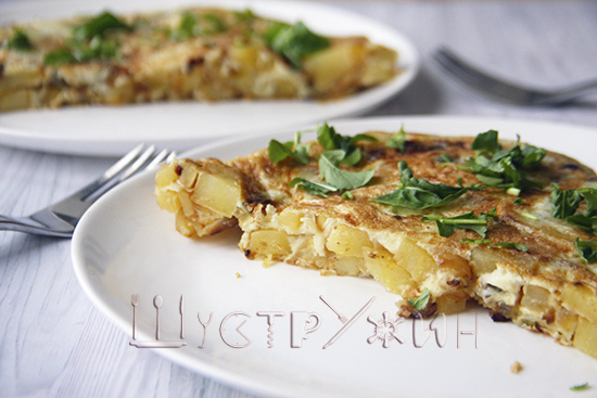 Испанский омлет.