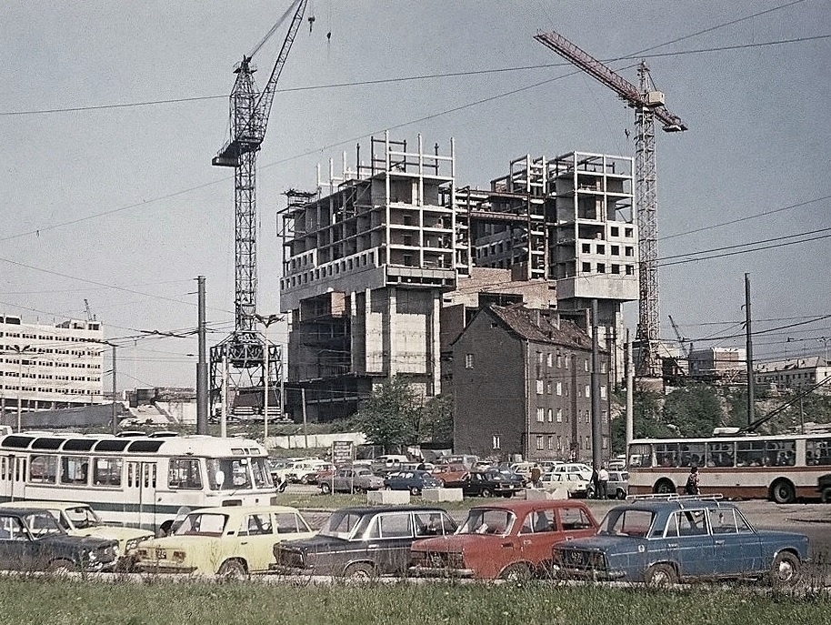 Строительство Дома Советов. Фото 1978 года