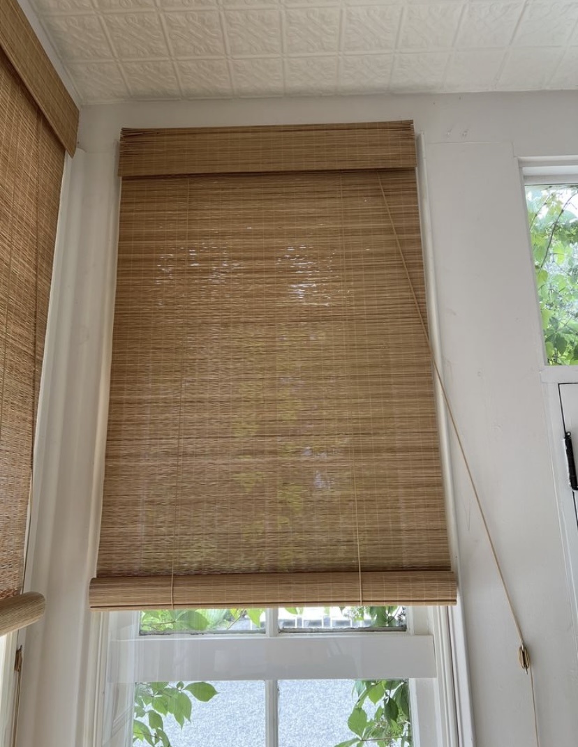 Бамбуковая штора. Изображение из Pinterest