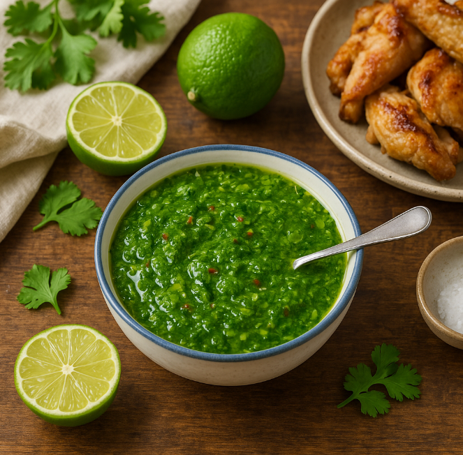 Азиатский соус из кинзы и лайма — к курице рецепты от Дарики