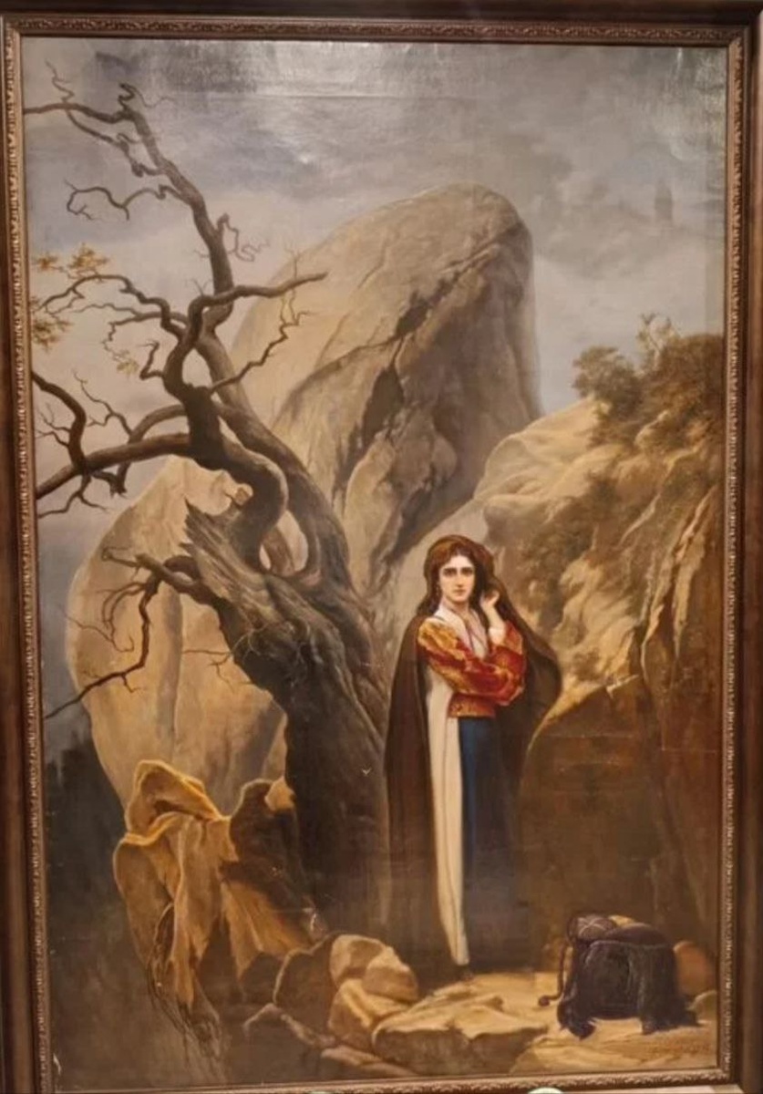 Черногорка. Холст, масло. 129 см на 85 см.