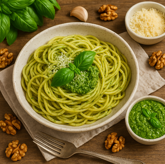 Соус из базилика и грецких орехов — к пасте рецепты от Дарики