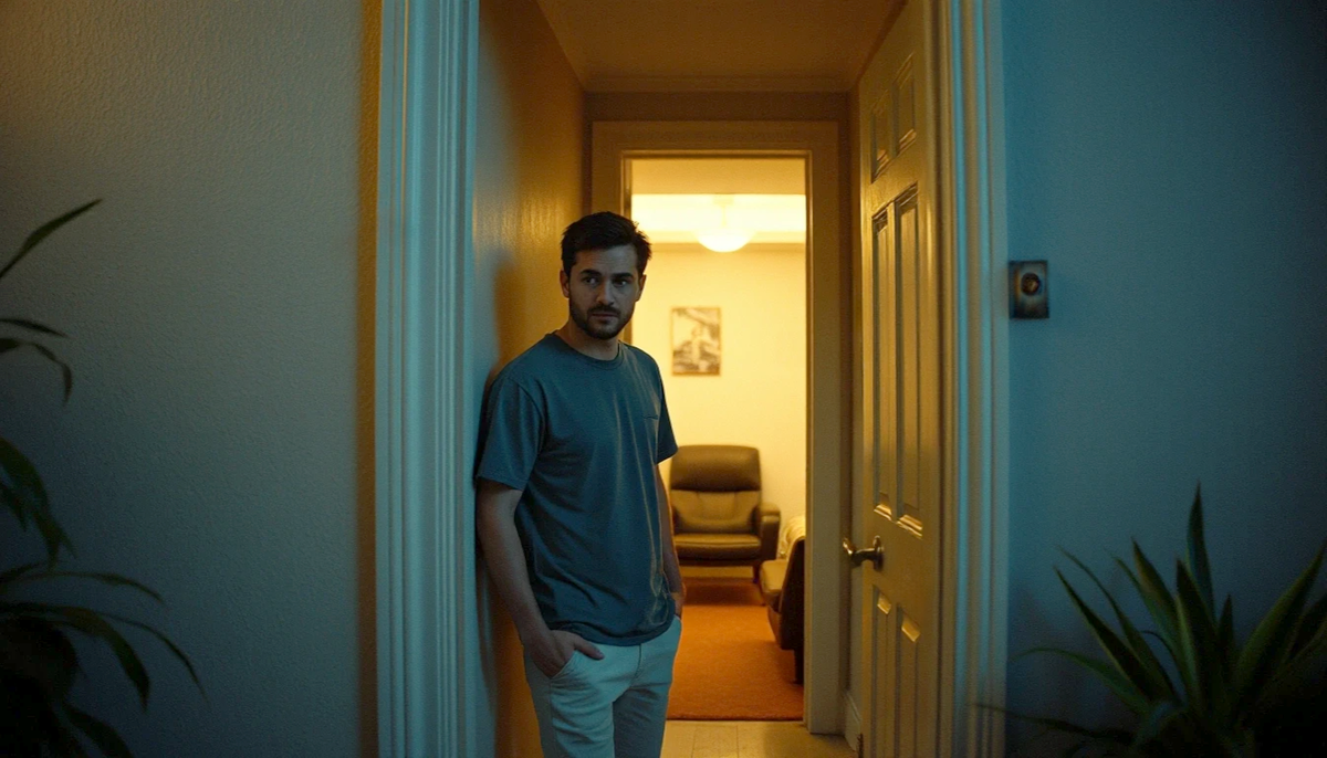 За дверью никого не было.