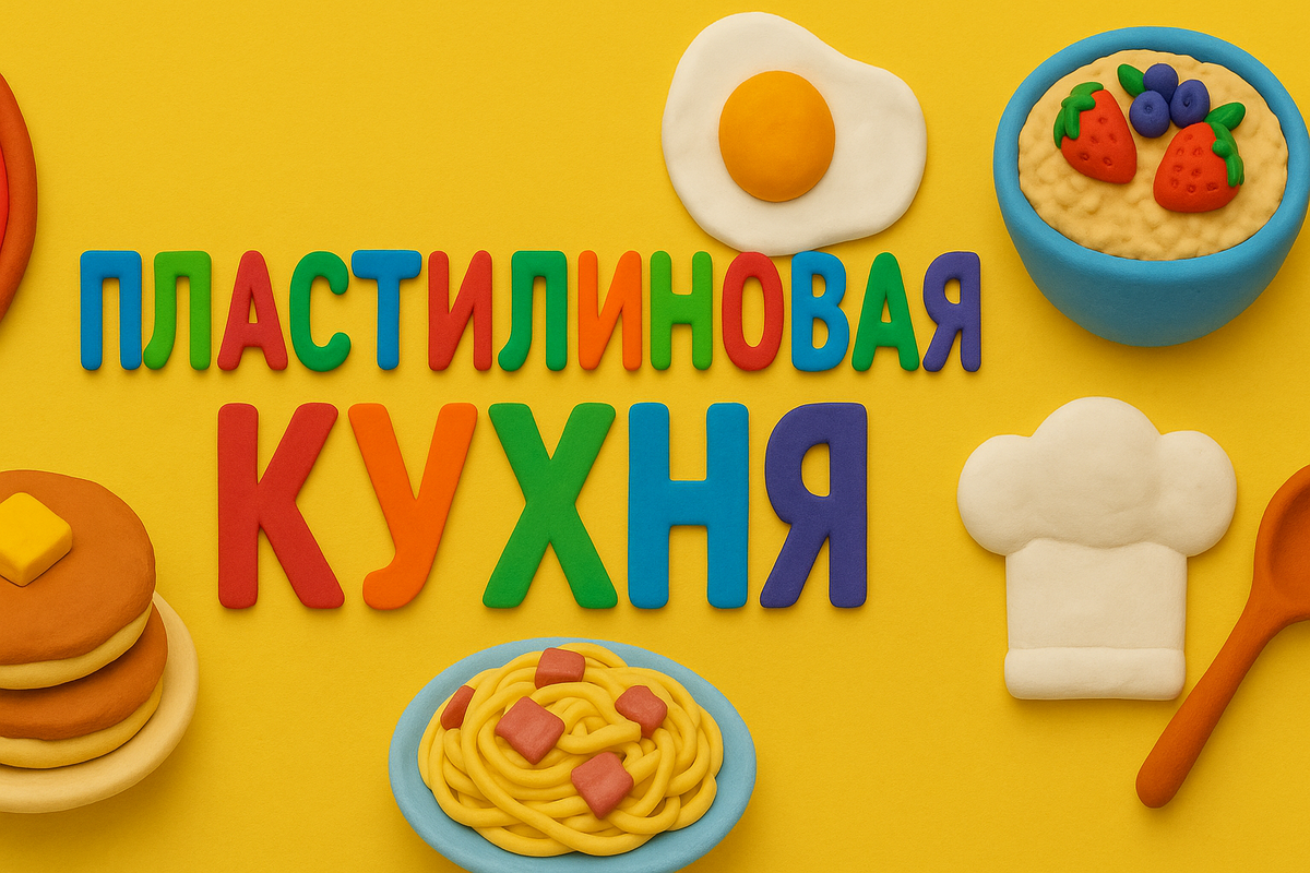 Пластилиновая кухня