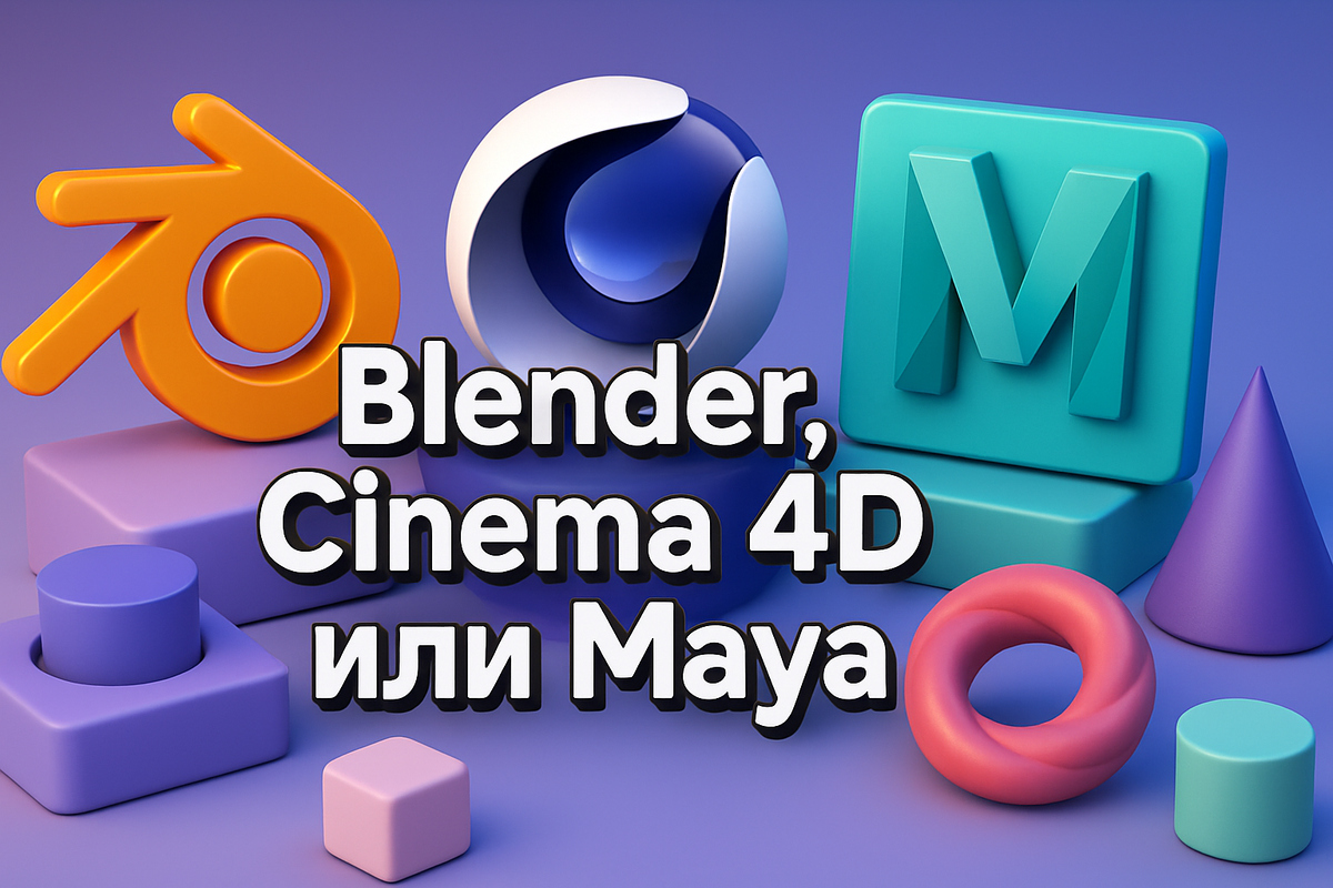 Blender, C4D или Maya