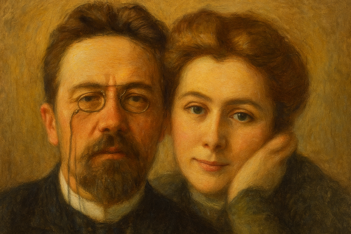 Чехов с супругой / © WOH