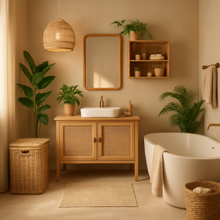    Ротанг в ванной: 7 стильных идей для уютного и практичного интерьера вашего пространства Loza