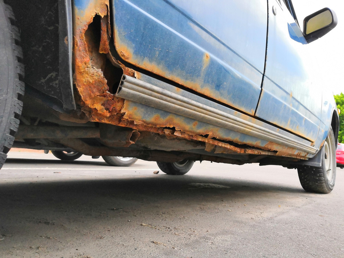 Пример сгнивших порогов