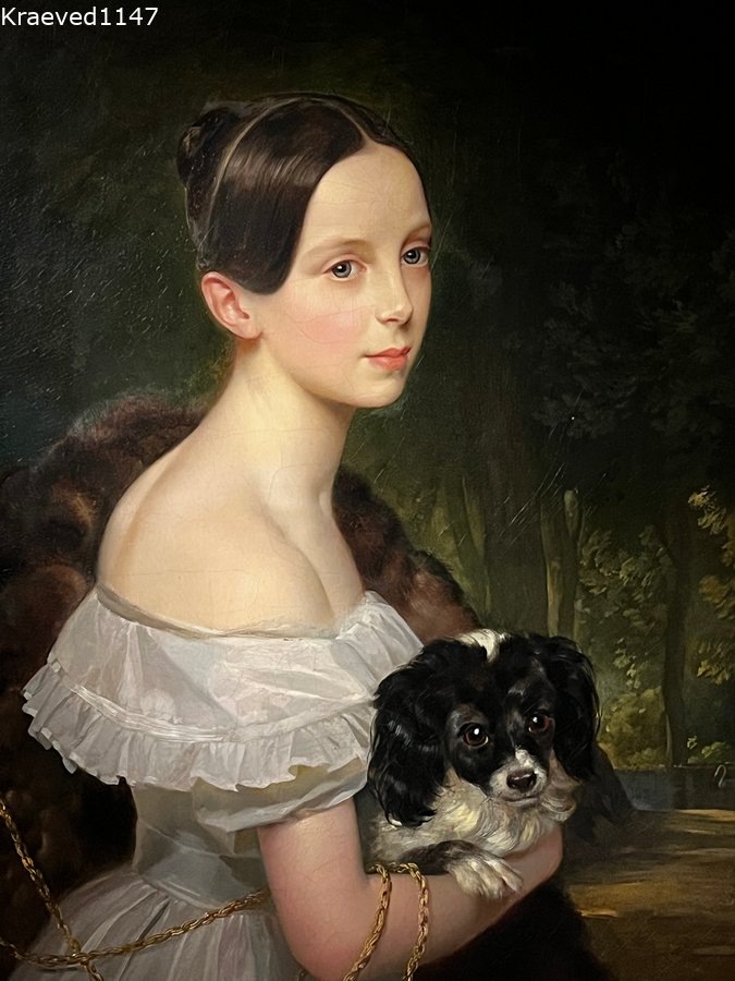 Портрет Великой княжны Александры Николаевны. Конец 1830-х. ГРМ