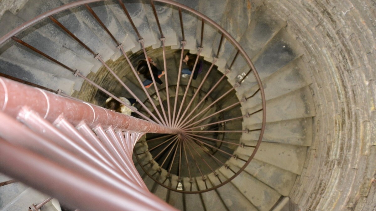 Лестница к Колоннаде. Главное - не останавливаться!