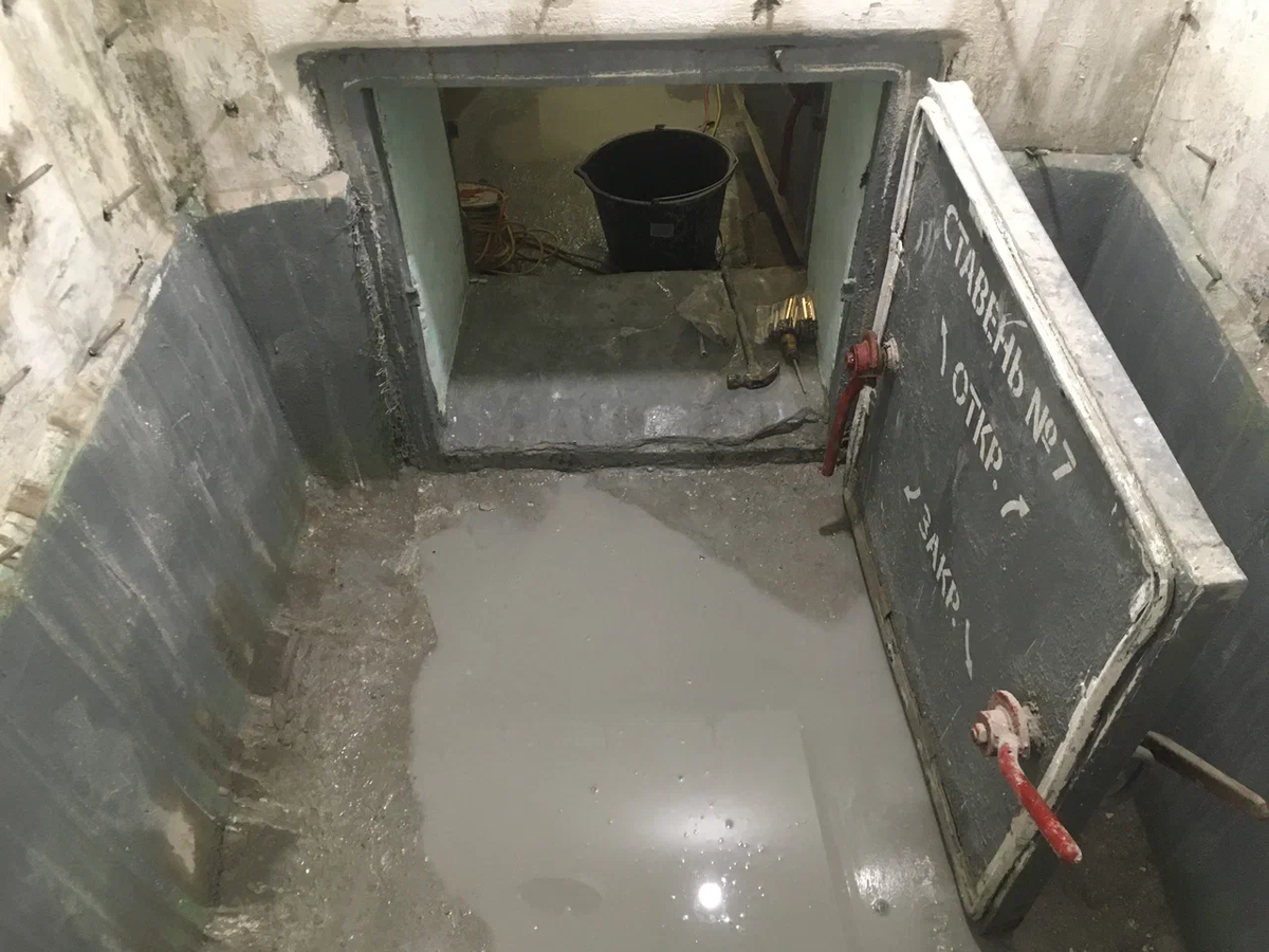 Гидроизоляция бомбоубежища специалистами КСГИДРО