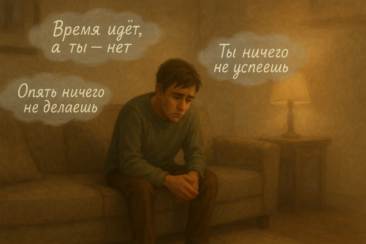 Когда мысли — будто якоря. А отдых — кажется невозможным…