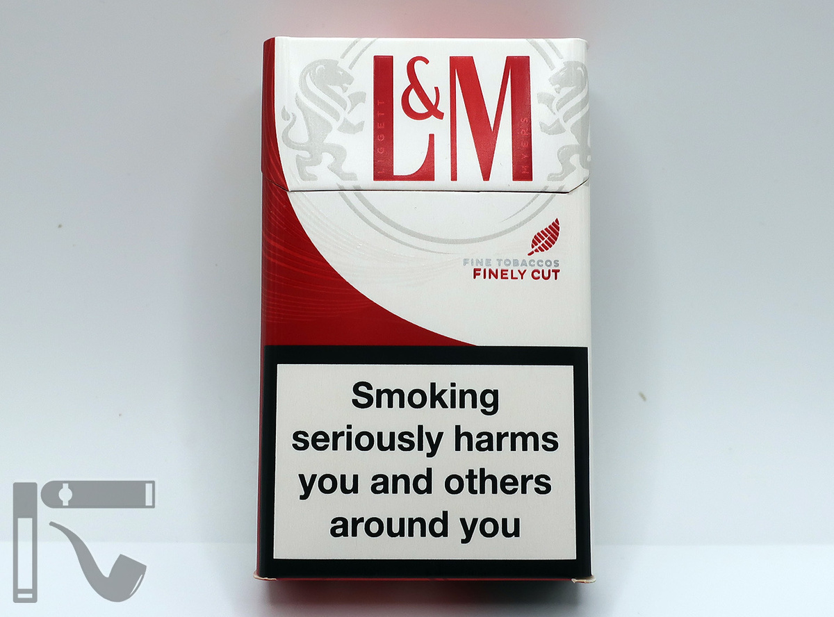 Сигареты L&M Red Label. Фото: © канал "Уголок Курильщика"