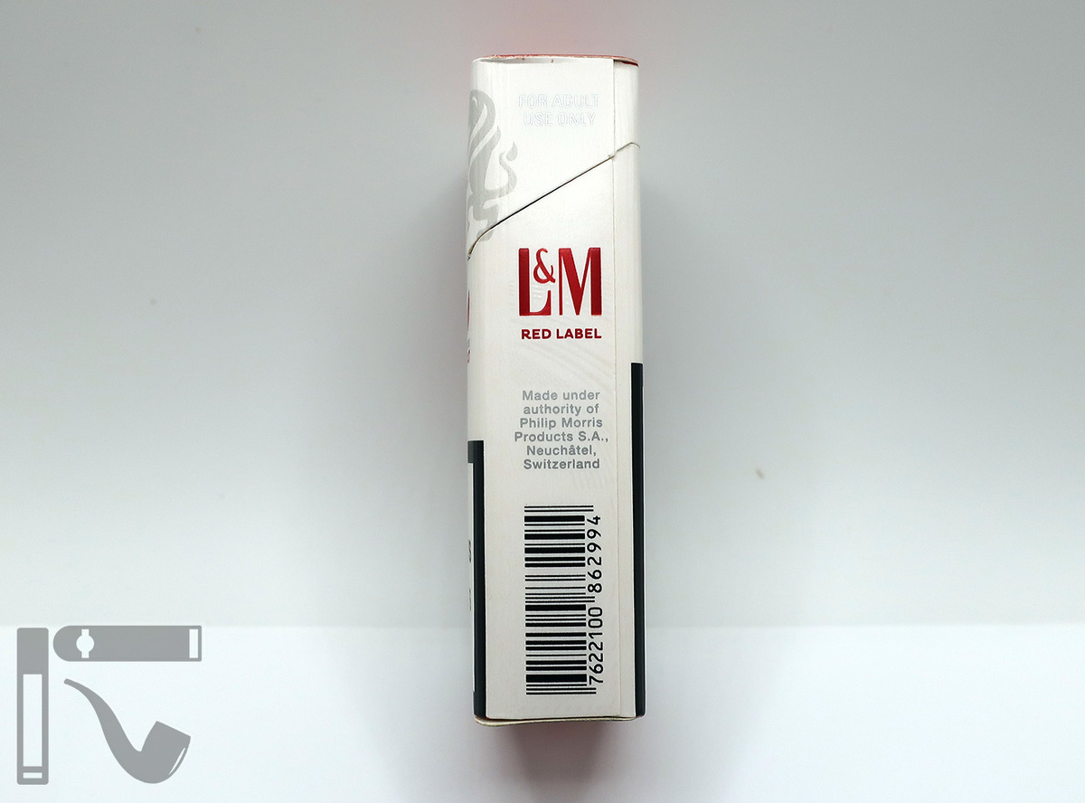 Сигареты L&M Red Label. Фото: © канал "Уголок Курильщика"