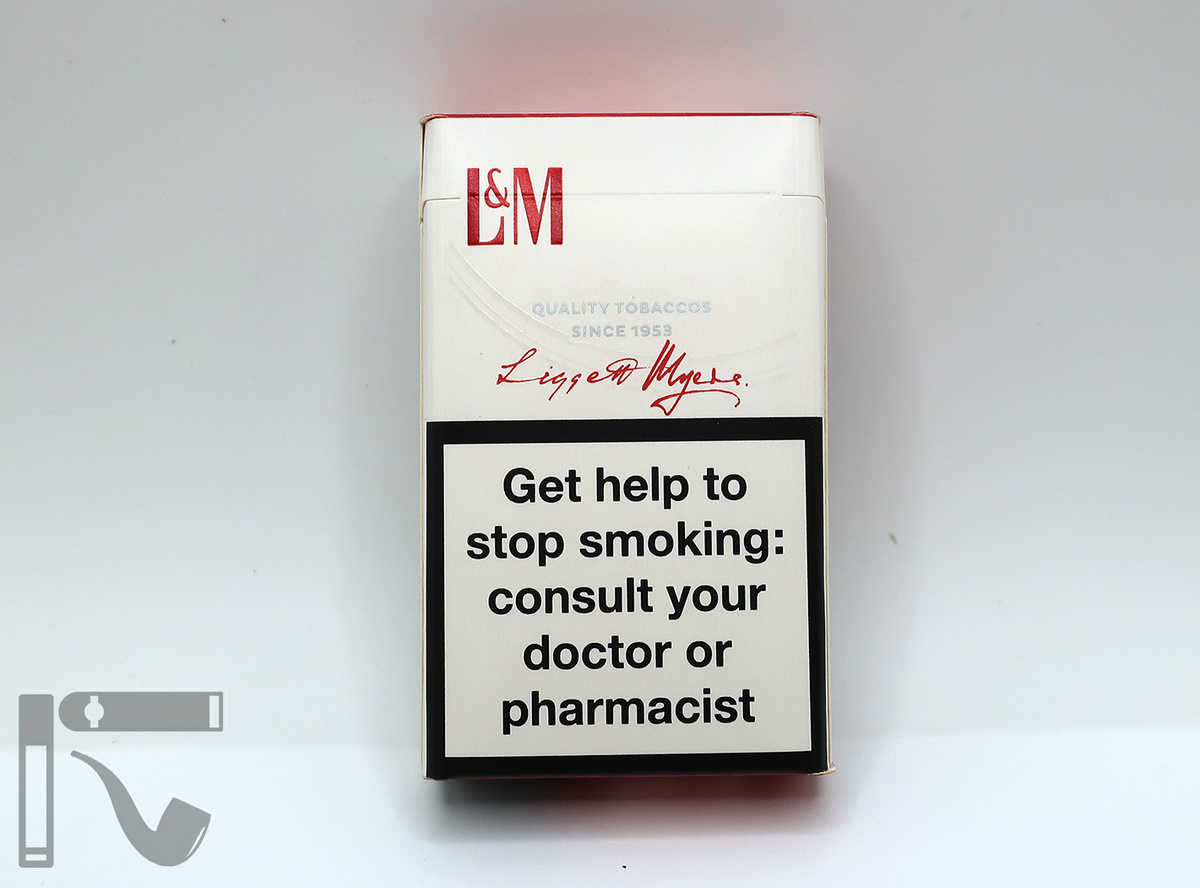 Сигареты L&M Red Label. Фото: © канал "Уголок Курильщика"
