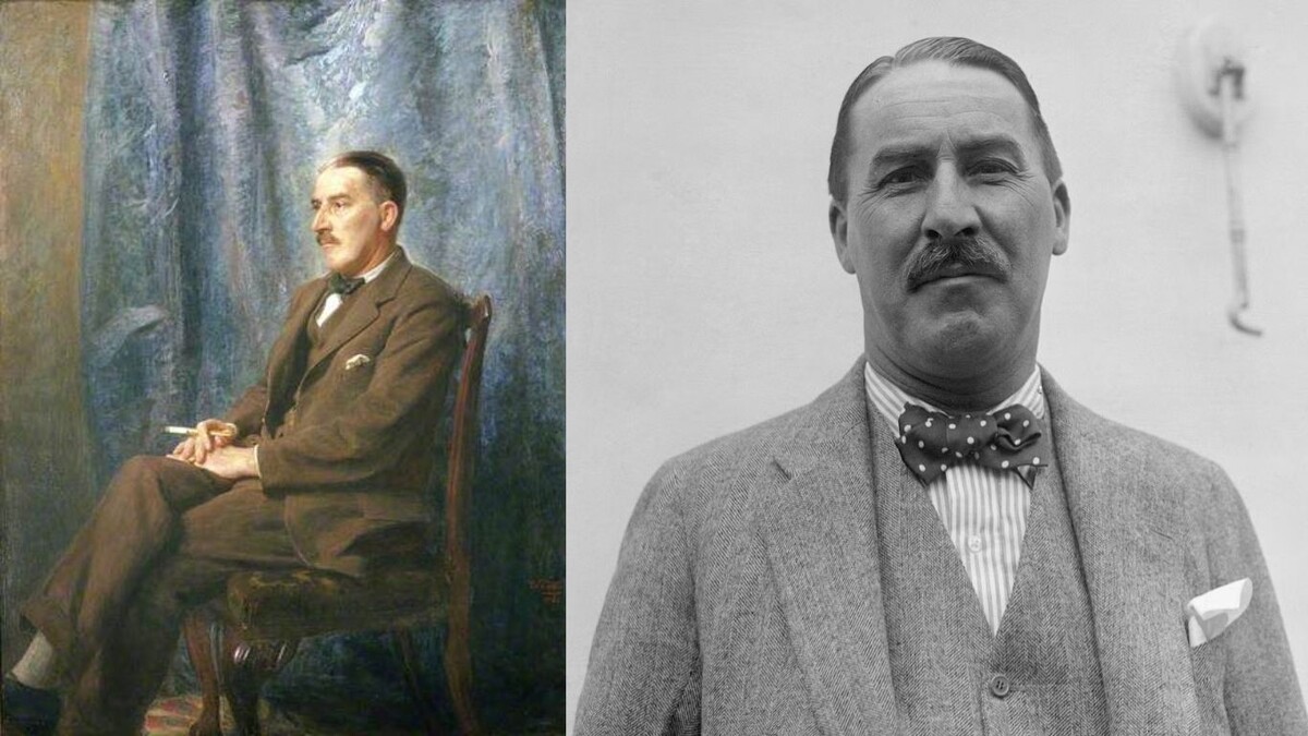 Картер — портрет маслом и фото 1924 года