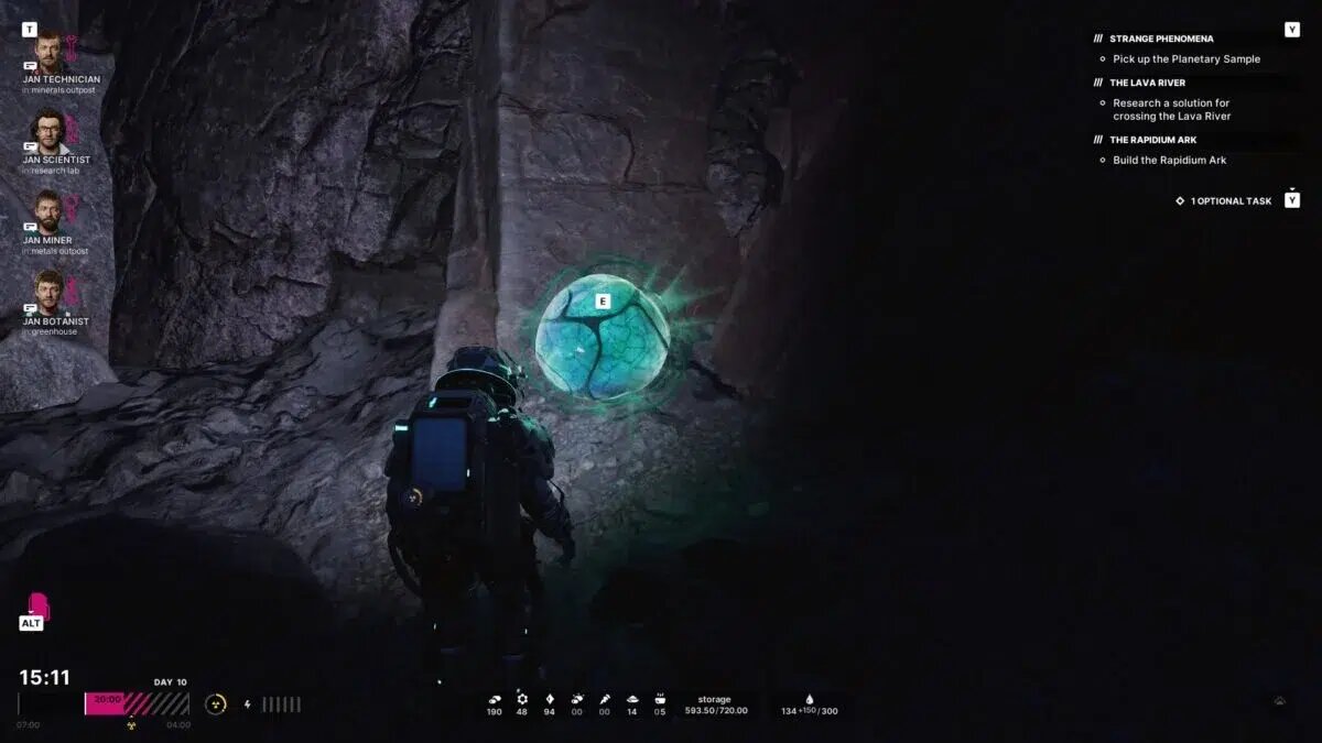    Как использовать Люминатор для добычи планетарных образцов