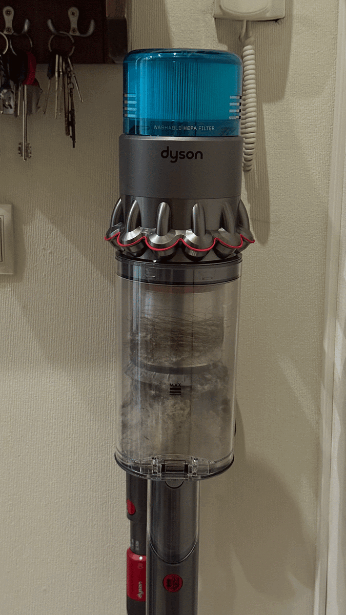 Как видите, он уже забит пылью и моими волосами