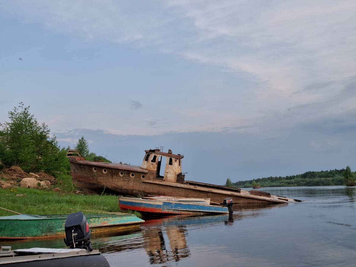 на берегу Вишеры