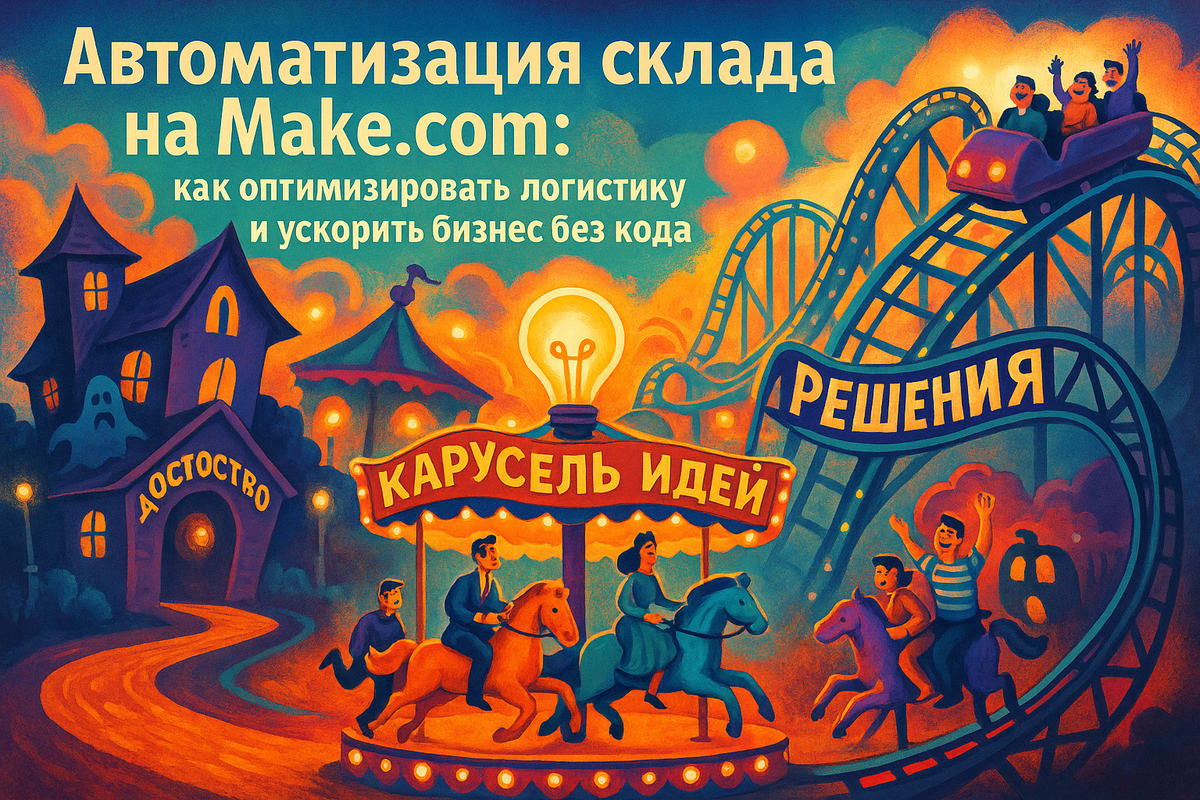 Make.com для автоматизации управления складом и логистикой