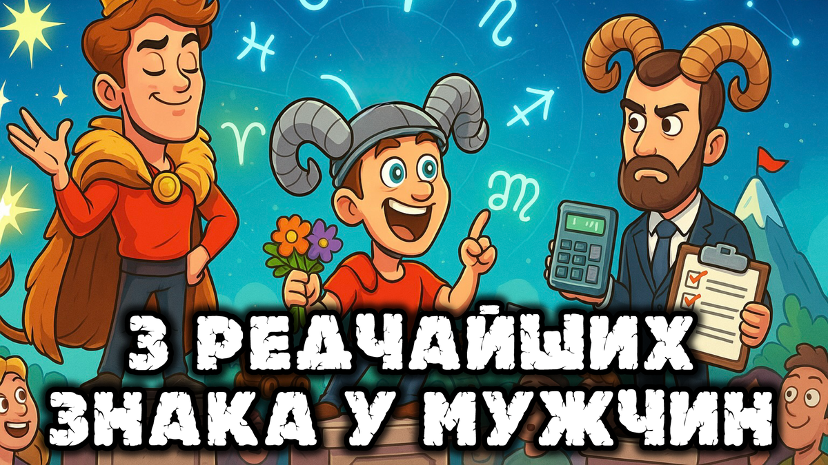 3 Самых Редких Знака Зодиака Среди Мужчин