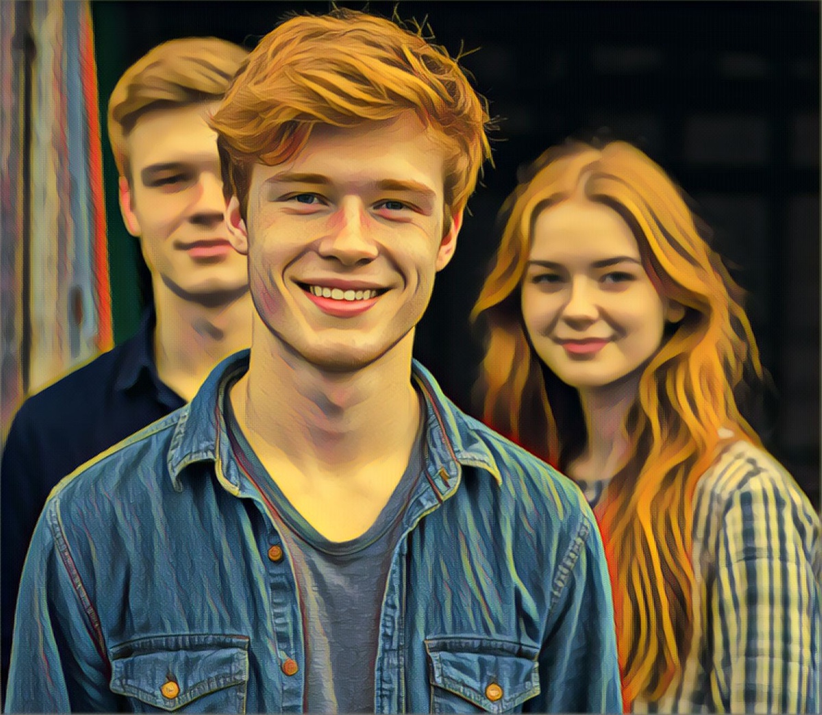 Миша, Максим и Лена - неплохая команда