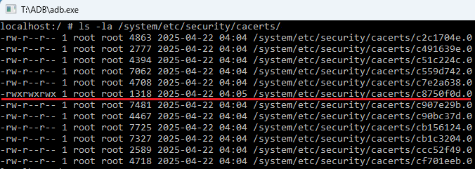на rwx атрибуты не обращайте внимания, достаточно r