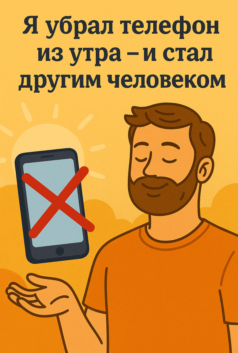 Что случилось, когда я 7 дней не трогал экран сразу после пробуждения