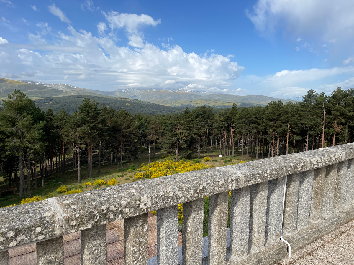 Вид на горы системы Централь и пик Альманзор