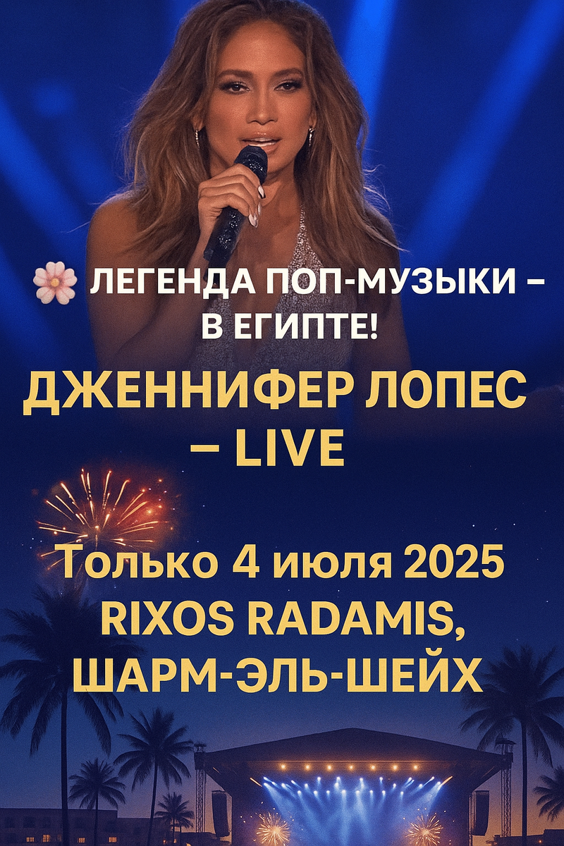 Дженнифер Лопес легенда ПОП музыки в Египте