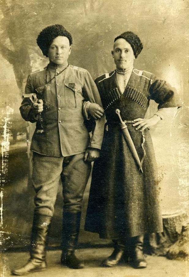 Кубанские казаки, период Гражданской войны в России.