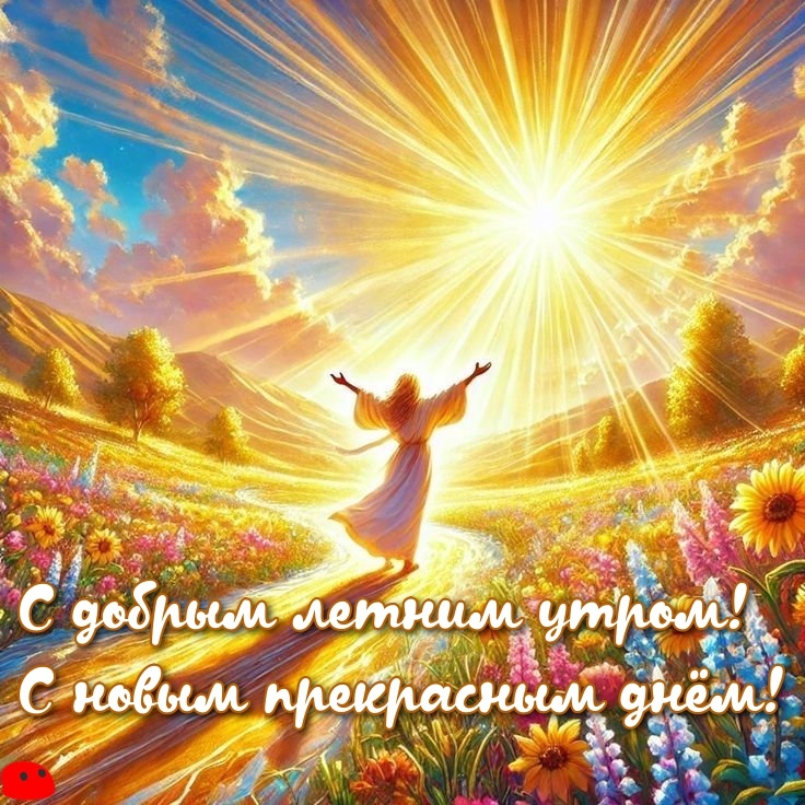 С добрым летним утром! С новым прекрасным днём!