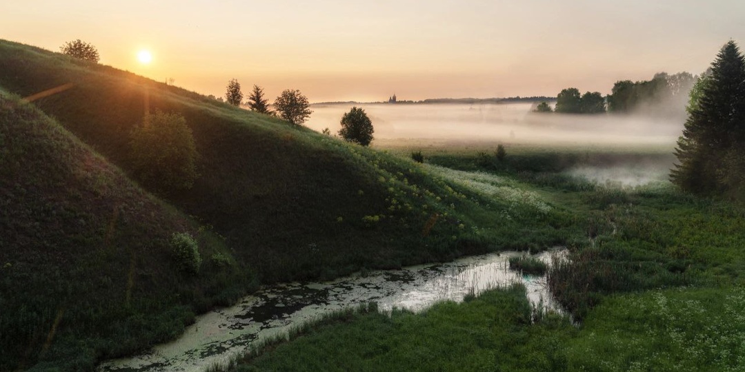 В предместьях Курчума открывается захватывающая картина