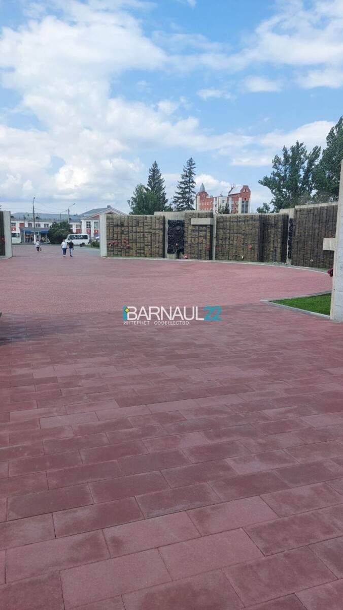    Территория площади Победы. Источник: t.me/brn22official