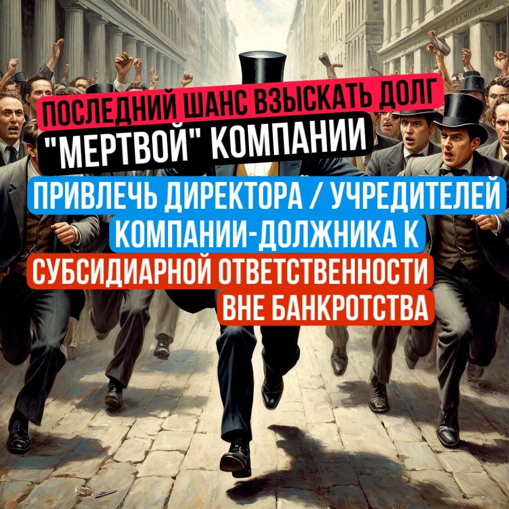 Внебанкротная субсидиарнай ответственность может быть выгоднее конкретному кредитору, чем субсидиарка в рамках банкротной продедуры. Как правило, это последний шанс взыскать задолженность очень неплатежеспособной компании.