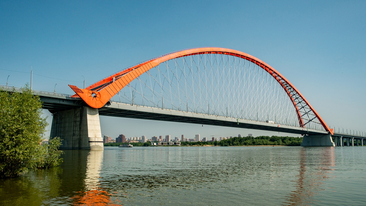 Бугринский мост. Новосибирск. Фотография - www.openmainphoto.ru