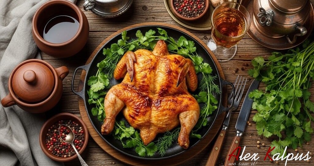 Рецепт цыплёнок тапака - настоящий грузинский и как бабушка учила!