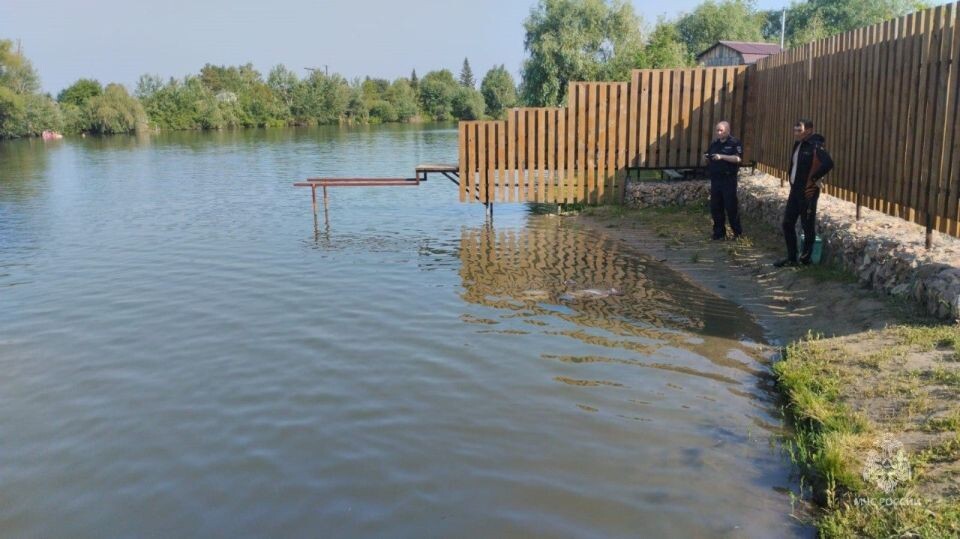    Река Алей, место ЧП. Источник: t.me/mchs_altkray