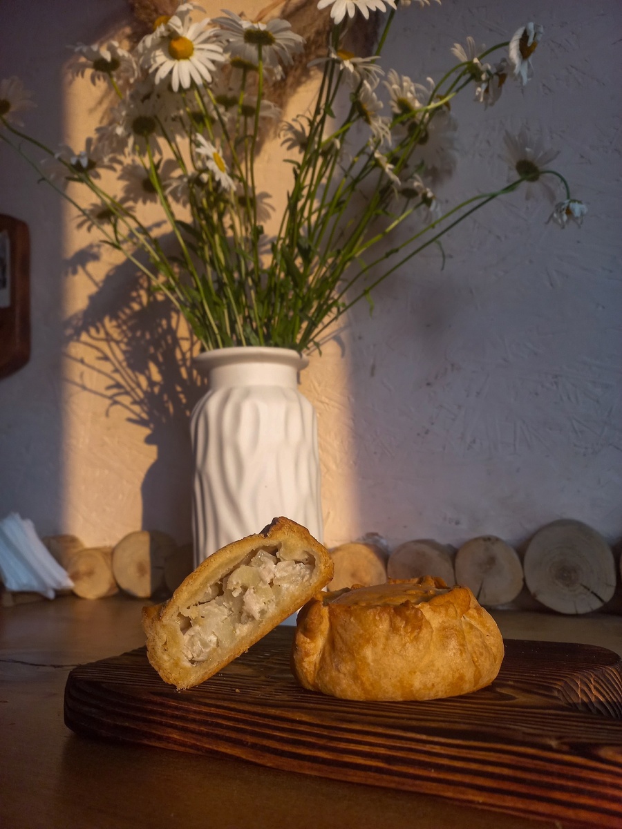 Курник в кафе-пекарне Хлебное место. Терней. фото Анастасия Смирнова