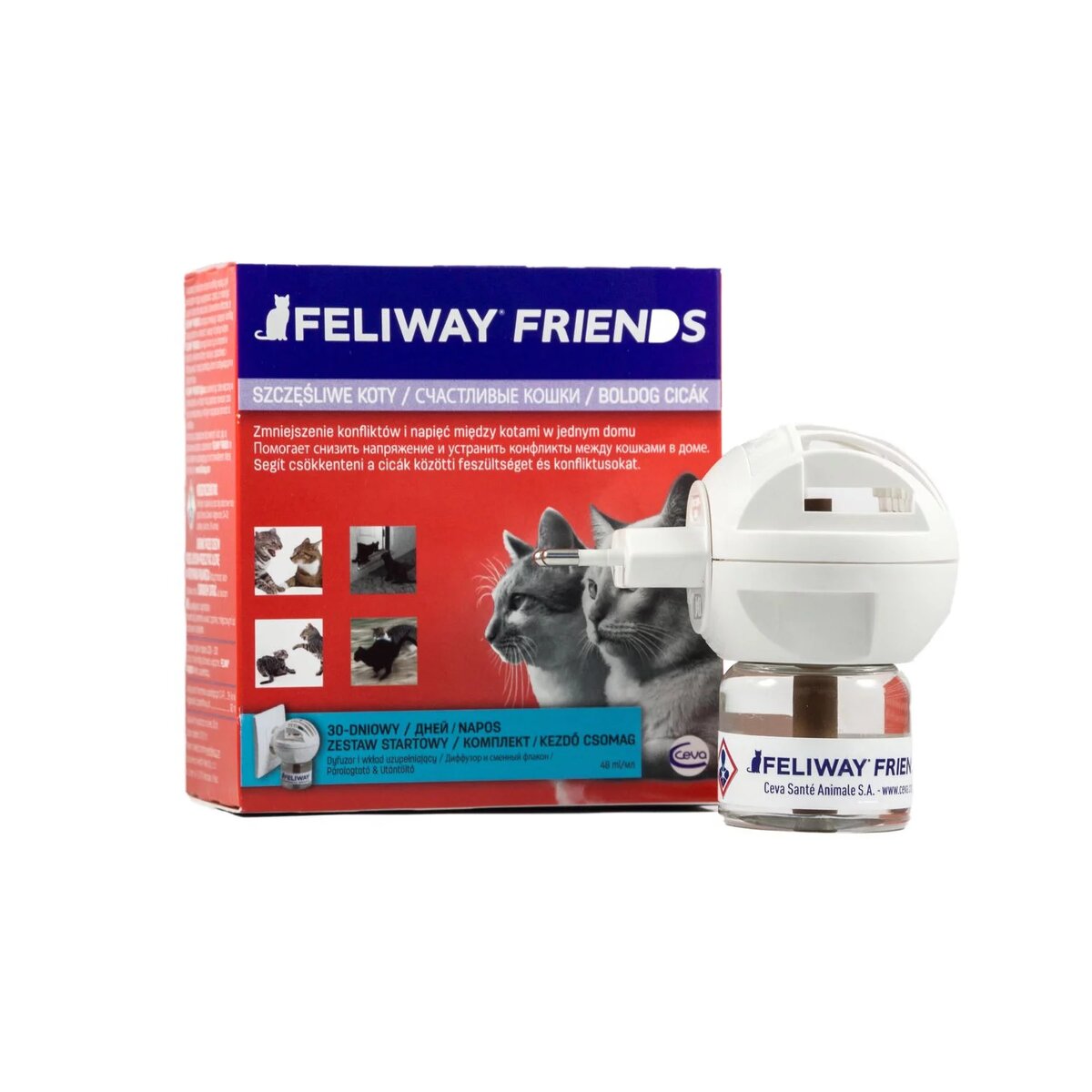 Feliway Friends диффузор + флакон для коррекции поведения кошек