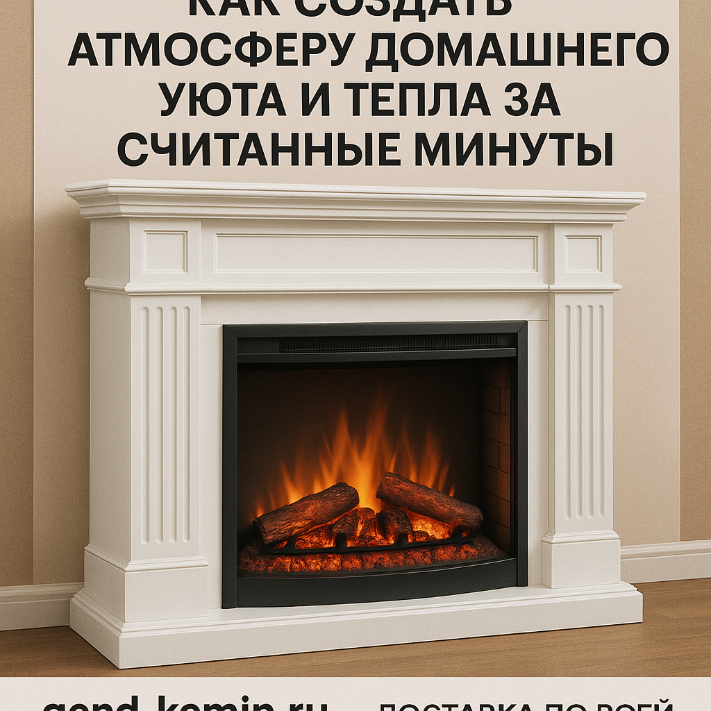    Каминокомплект Спарта 800: как создать атмосферу домашнего уюта и тепла за считанные минуты! Kamin