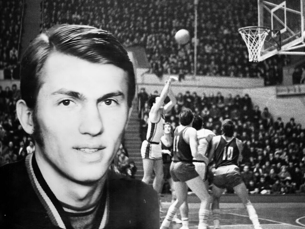    Баскетболист сборной СССР Владимир Арзамасков © Иллюстрация РИА Новости . РИА Новости / Г. Ахаладзе