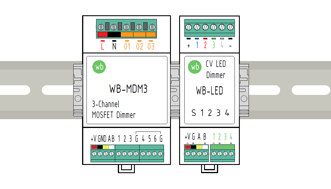 Диммеры WB-MDM3 и WB-LED