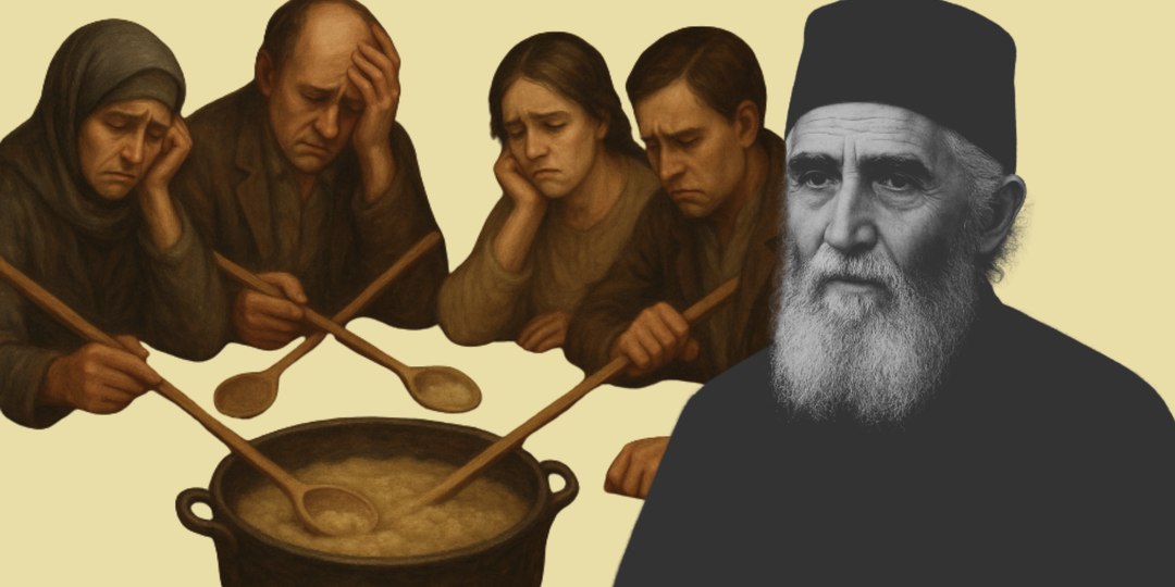 Можно ли гореть в аду, не выходя из собственной кухни? Грустная история длинных ложек, рассказанная преподобным Паисием Святогорцем